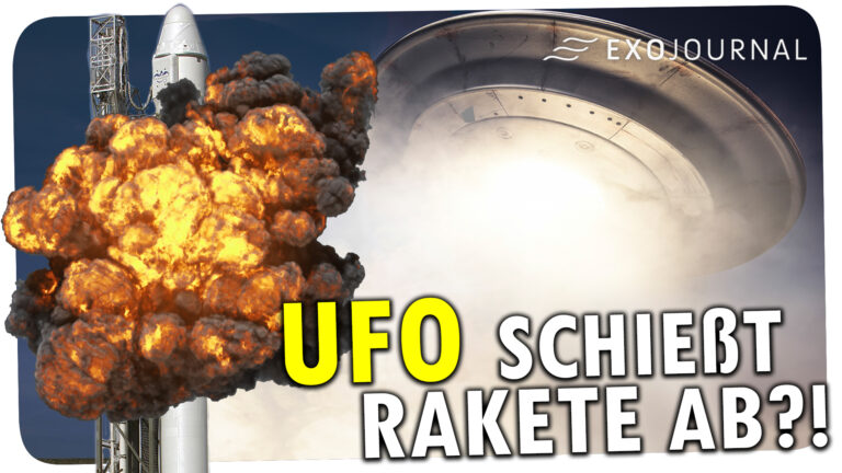 UFO schießt Rakete ab?!