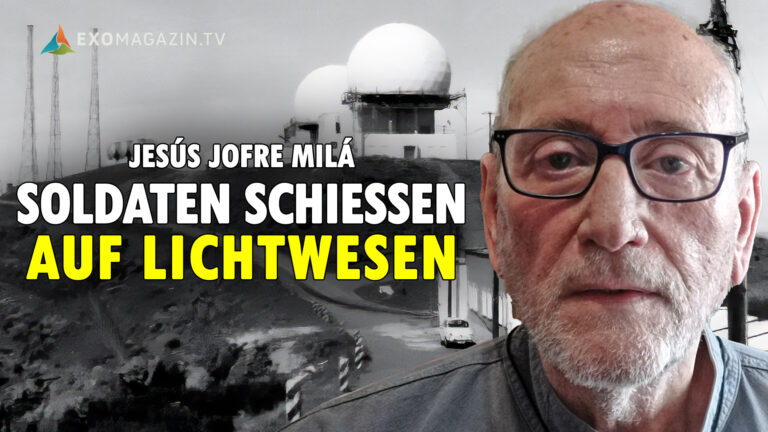Soldaten schießen auf Lichtwesen