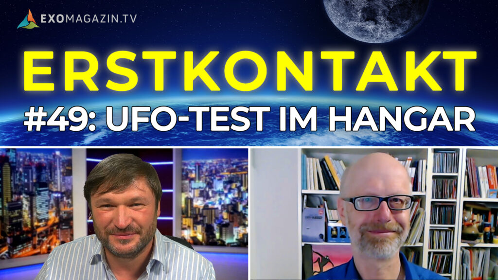 UFO-Flugtest im Hangar Erstkontakt 49
